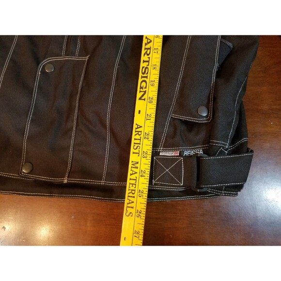 Biker Design Collection Padded Reflector Motorcycle Jacket with Gloves Size XL - Picture 8 of 12